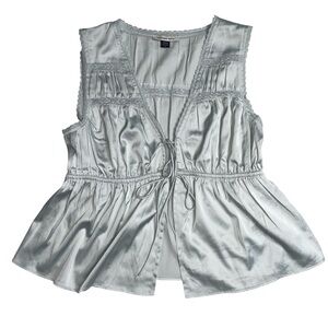 American Eagle Outfitters Gray Textured Top